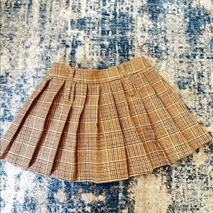 Plaid micro mini skirt!